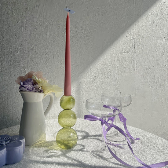 Φυτικά Κεριά κηροπηγίου με χρώμα | Ethereal Tapers