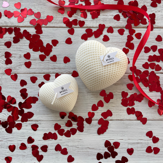 Lace Heart - Πλεκτή Καρδιά Αρωματικό Κερί