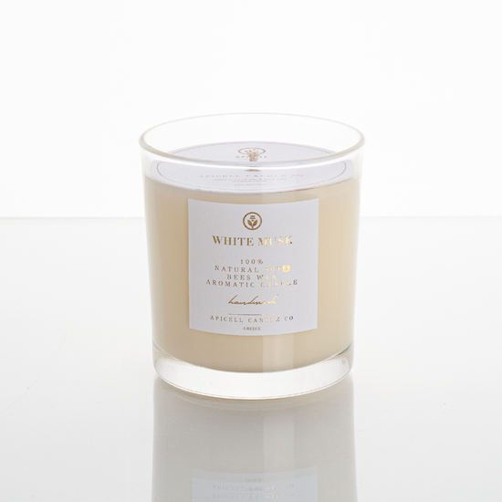 White Musk | Soy & Beeswax Candle | Petite Lumière
