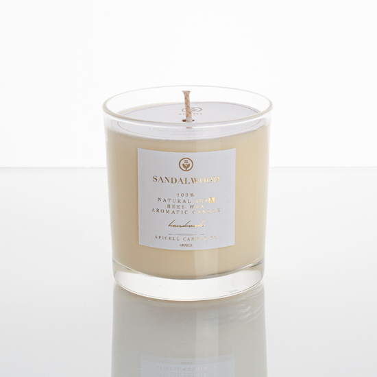 Sandalwood | Soy & Beeswax Candle | Petite Lumière
