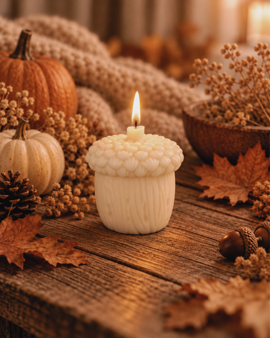 Acorn Candle