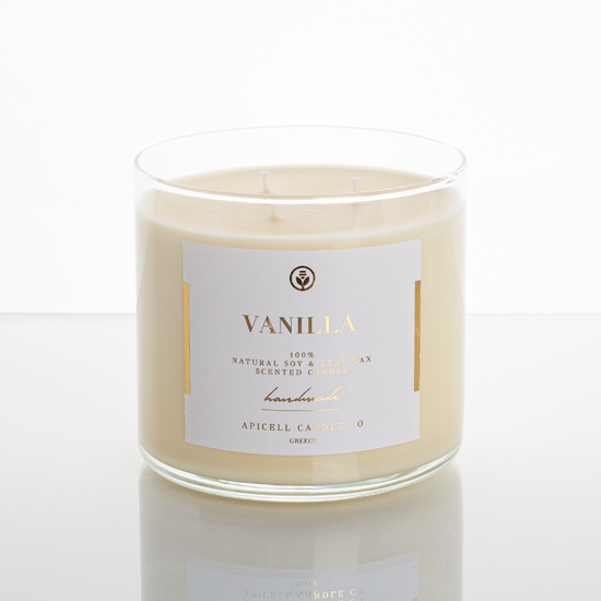 Vanilla | Soy & Beeswax Candle | Grand Lumière