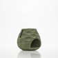 Scentchips | Συσκευή Καύσης με επίστρωση πορσελάνης | Army Green Sphere Chiseled