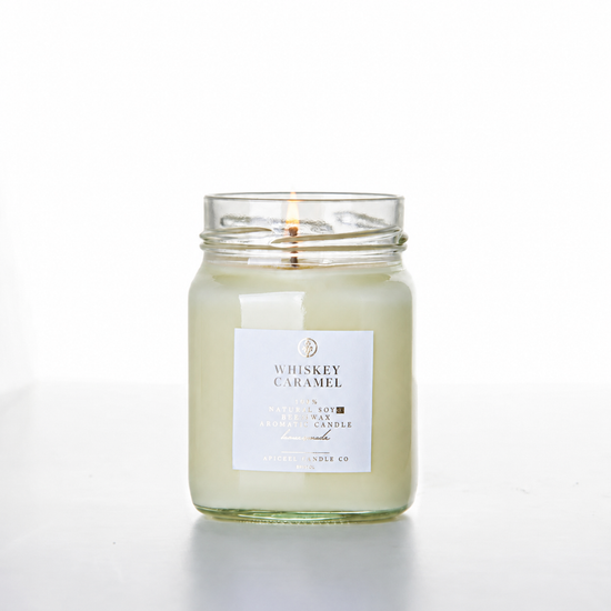 Whiskey Caramel | Soy & Beeswax Candle | Luxury