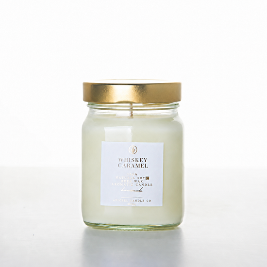 Whiskey Caramel | Soy & Beeswax Candle | Luxury