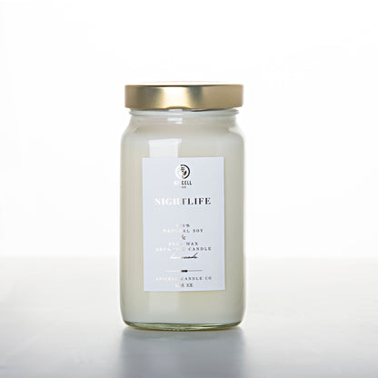 Nightlife | Soy & Beeswax Candle | Luxury