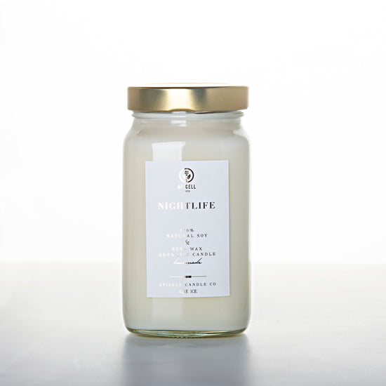 Nightlife | Soy & Beeswax Candle | Luxury
