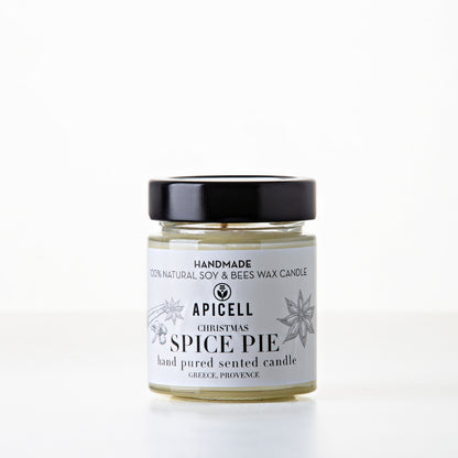 Spice Pie | Αρωματικό κερί Σόγιας | Black & White