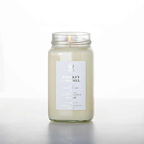 Whiskey Caramel | Soy & Beeswax Candle | Luxury