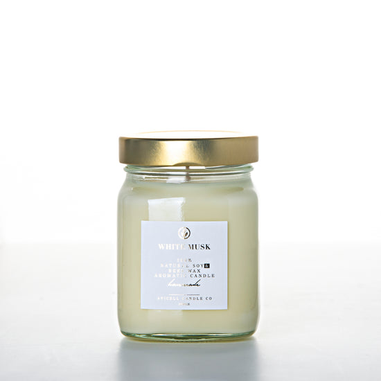 White Musk | Soy & Beeswax Candle | Luxury
